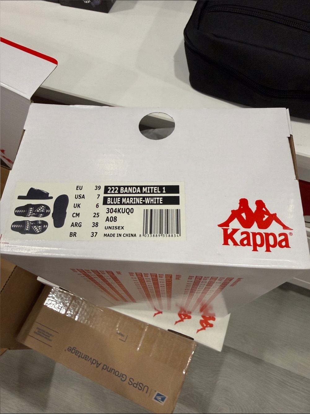 Kappa 222 Banda Mitel 1 Blue Marine & White